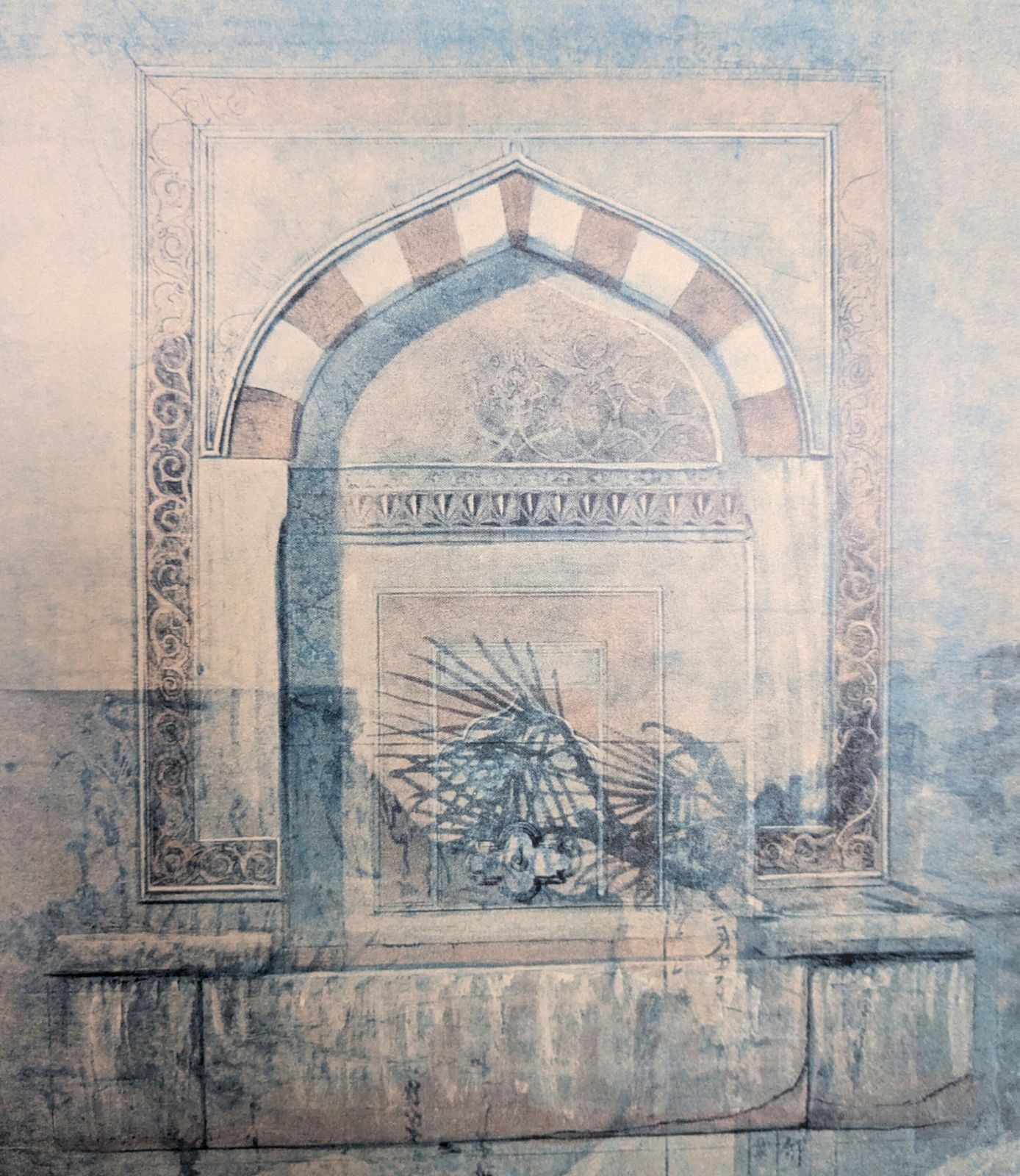Vintage Print Of 'Istanbul Fountain' By Donald Farnsworth photo vinterior