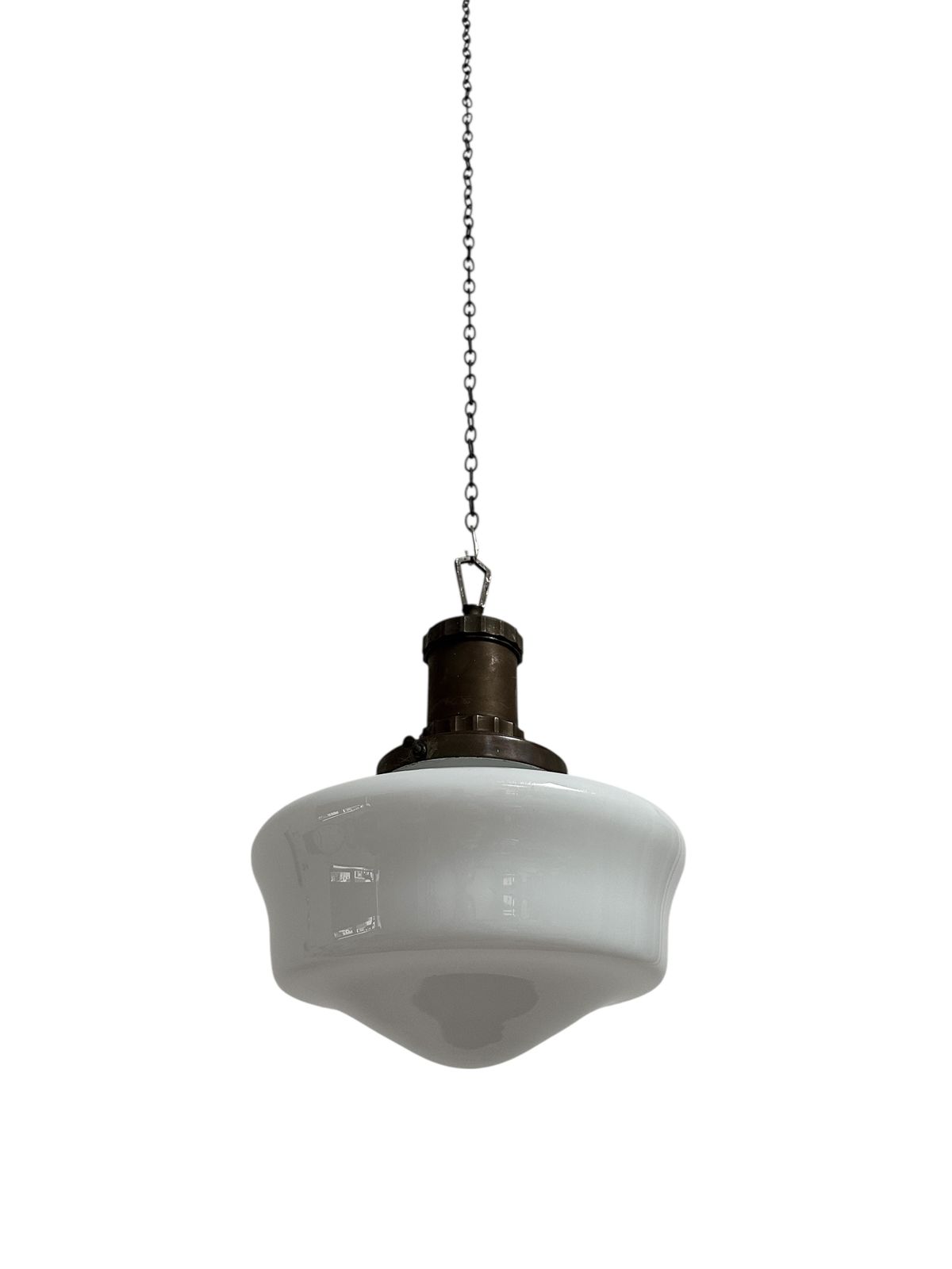 Set Run Antique Church Opaline Milk Glass Ceiling Pendant Light Lamp By Morco photo furniture