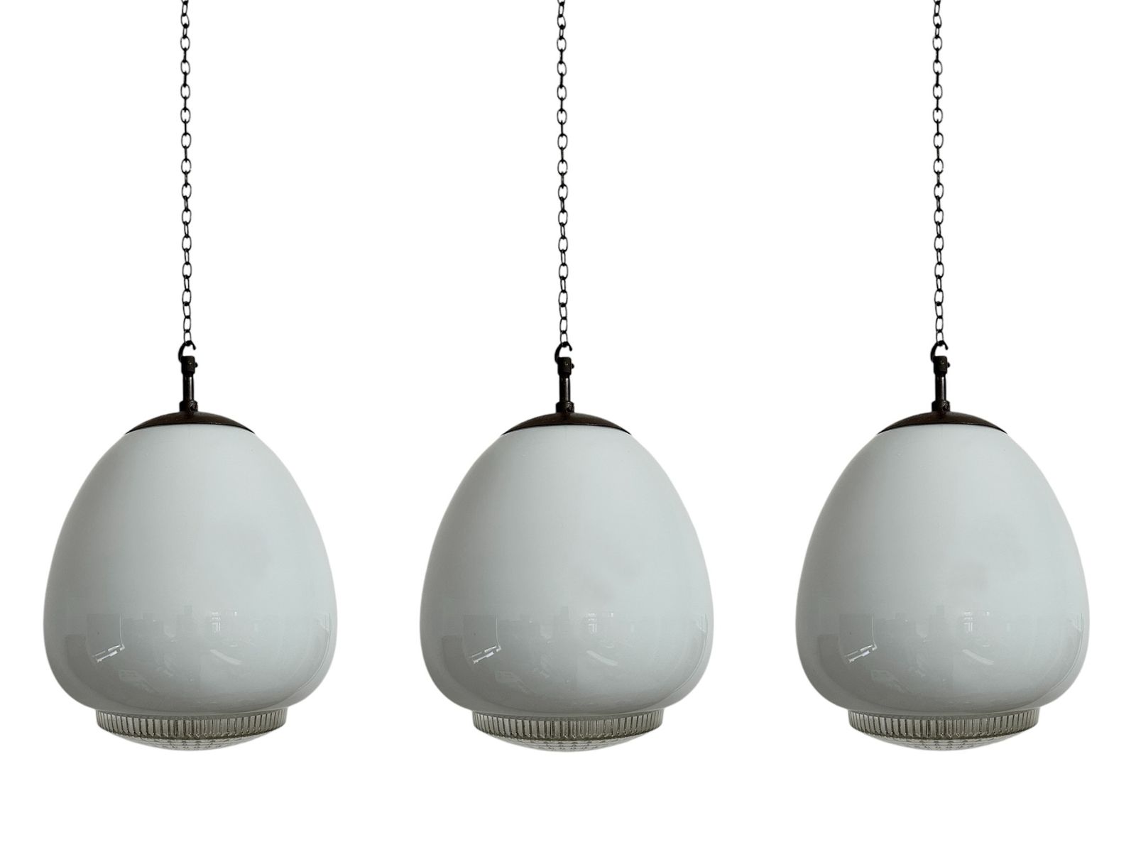 photo furniture Set Run Antique Church Diffused Opaline Tulip Shaped Milk Glass Ceiling Pendant Light Lamp By Sunglow