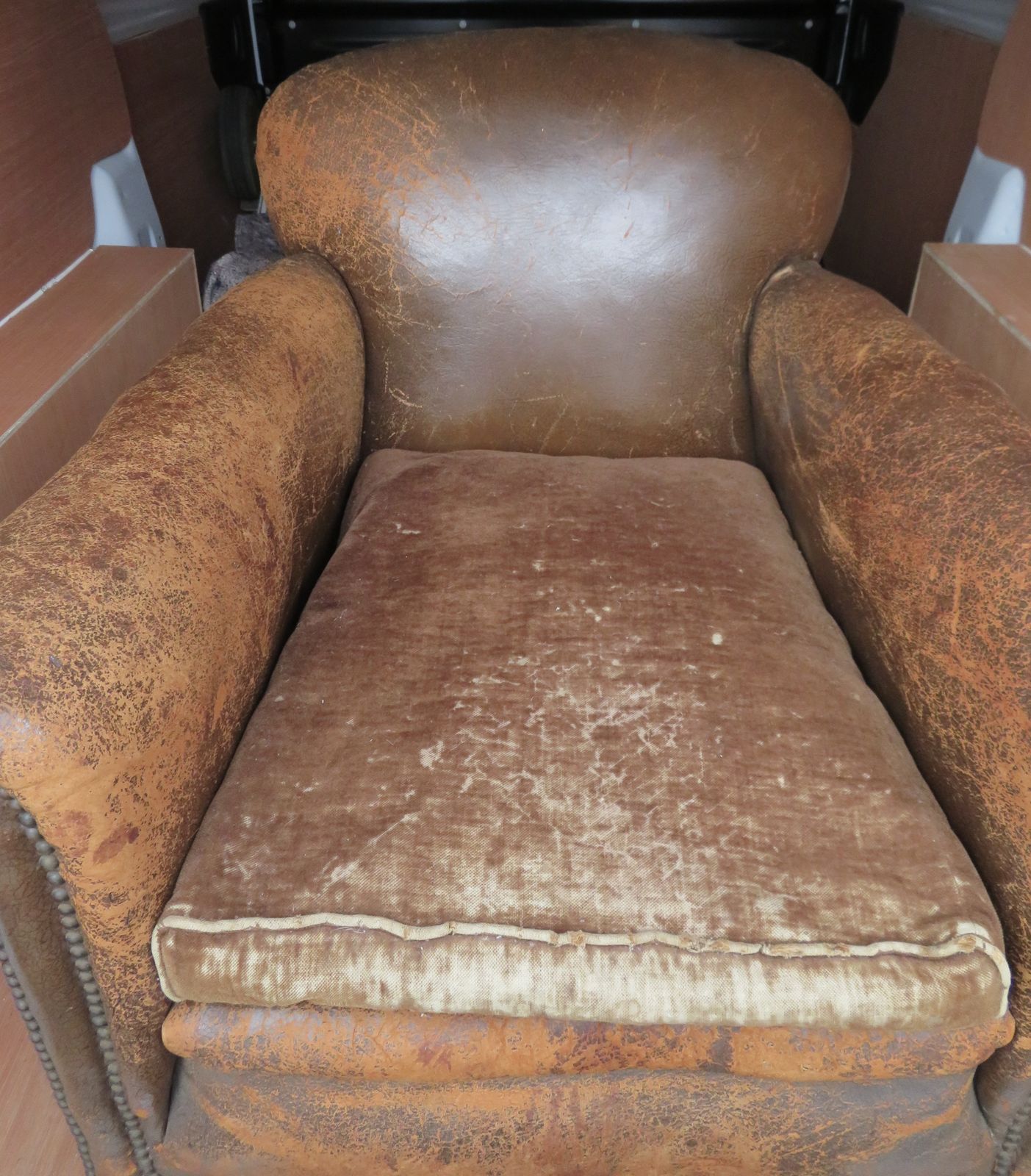 Art Deco Leather Club Armchair photo furniture