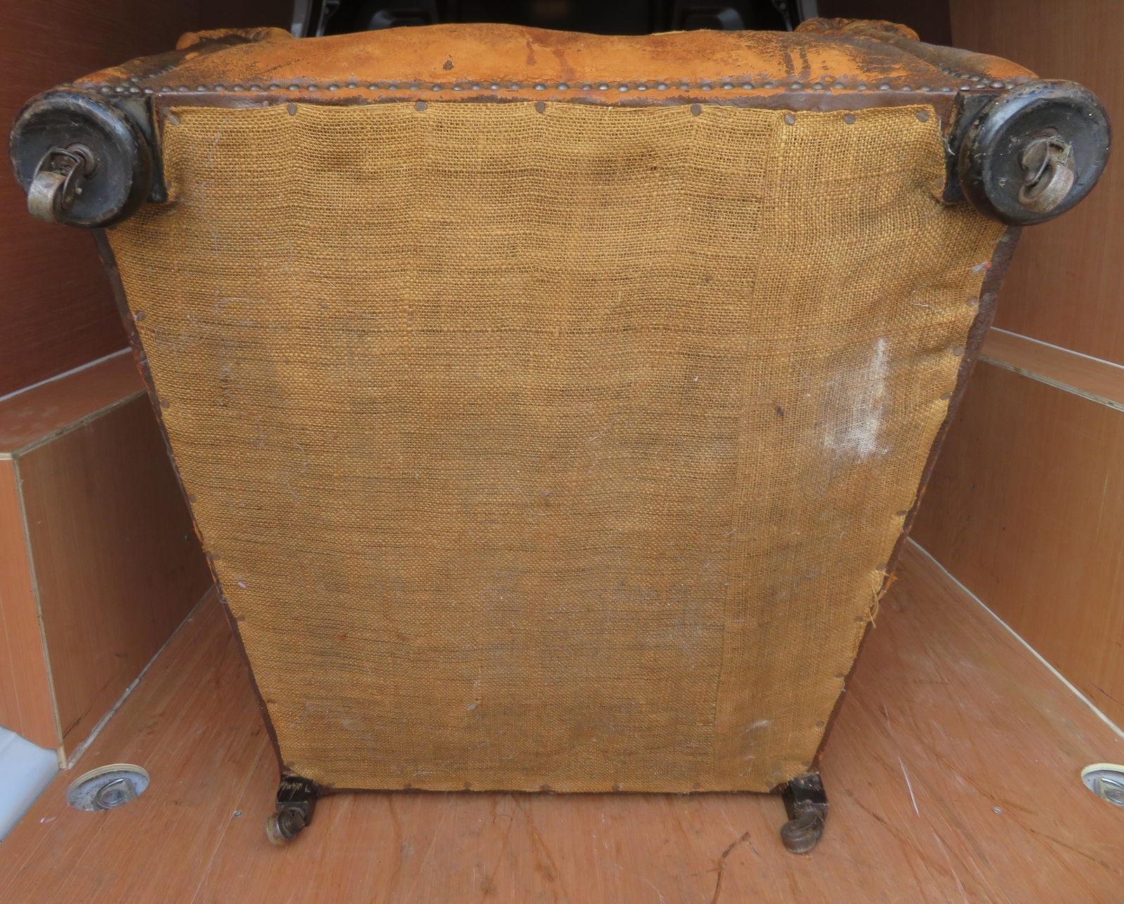 Art Deco Leather Club Armchair photo 399.0