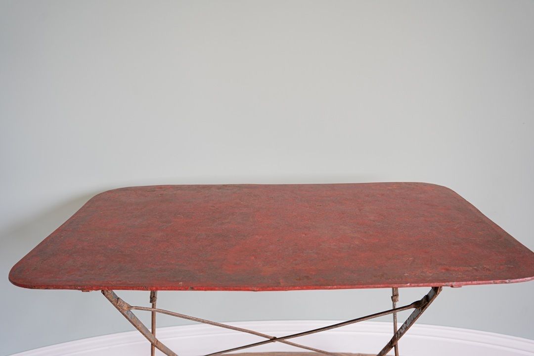 Vintage French Folding Garden Table photo Garden Furniture