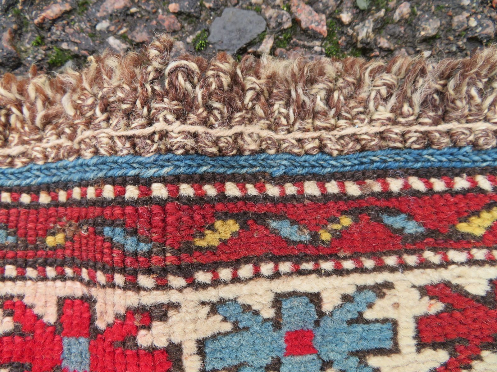 photo for sale Antique Caucasian Karabagh Rug. 210cm X 127cm.