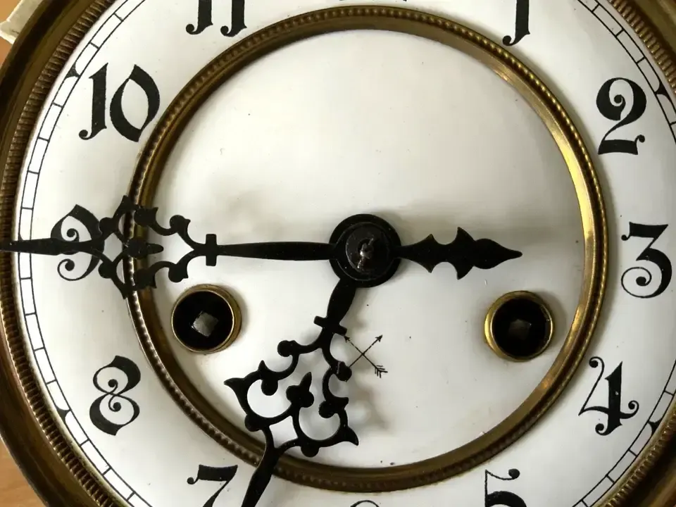 photo buy Antique Regulator Wall Clock With Gustav Becker Movement, Germany 1900s