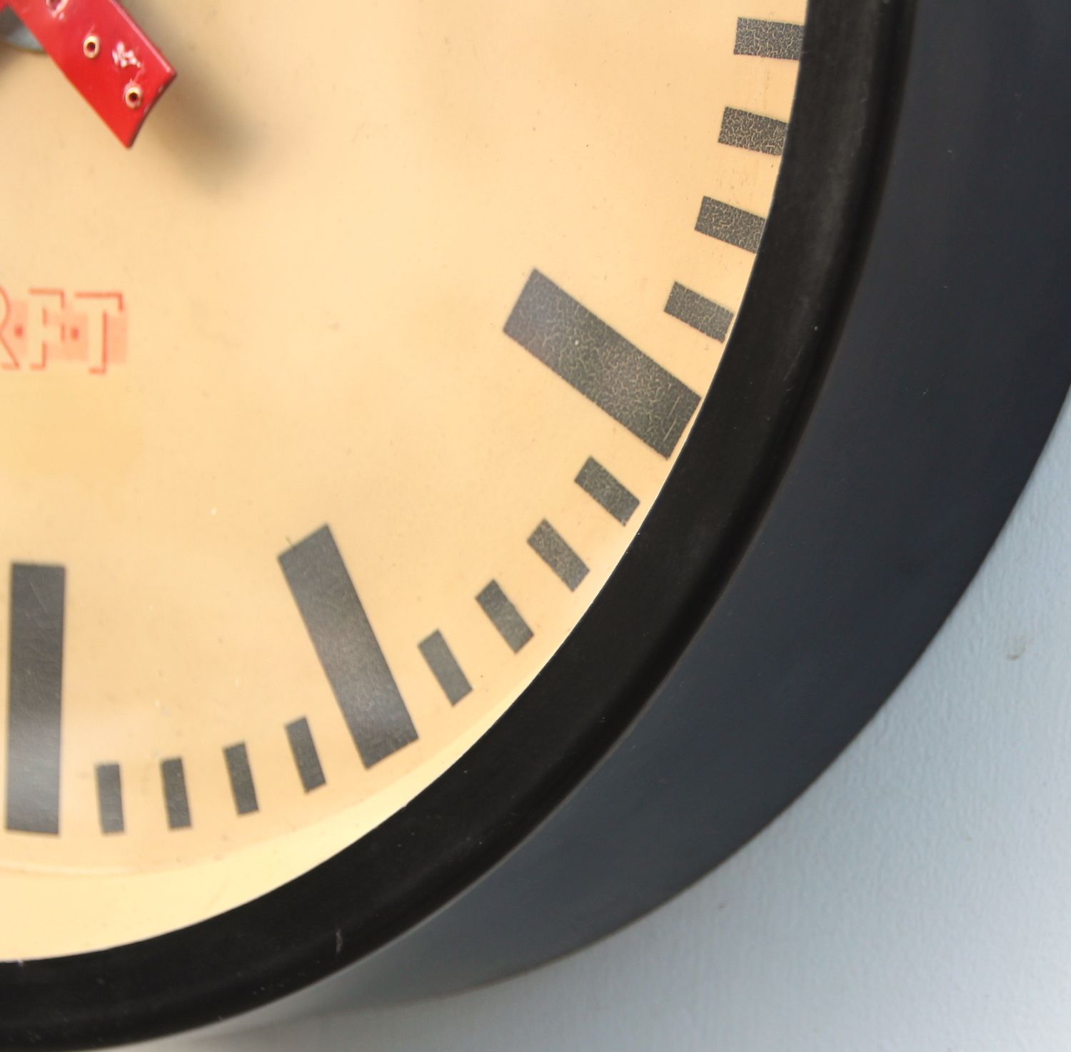 photo buy 1950s East German Vintage Factory Wall Clock. Fully Guaranteed. London Timepiece