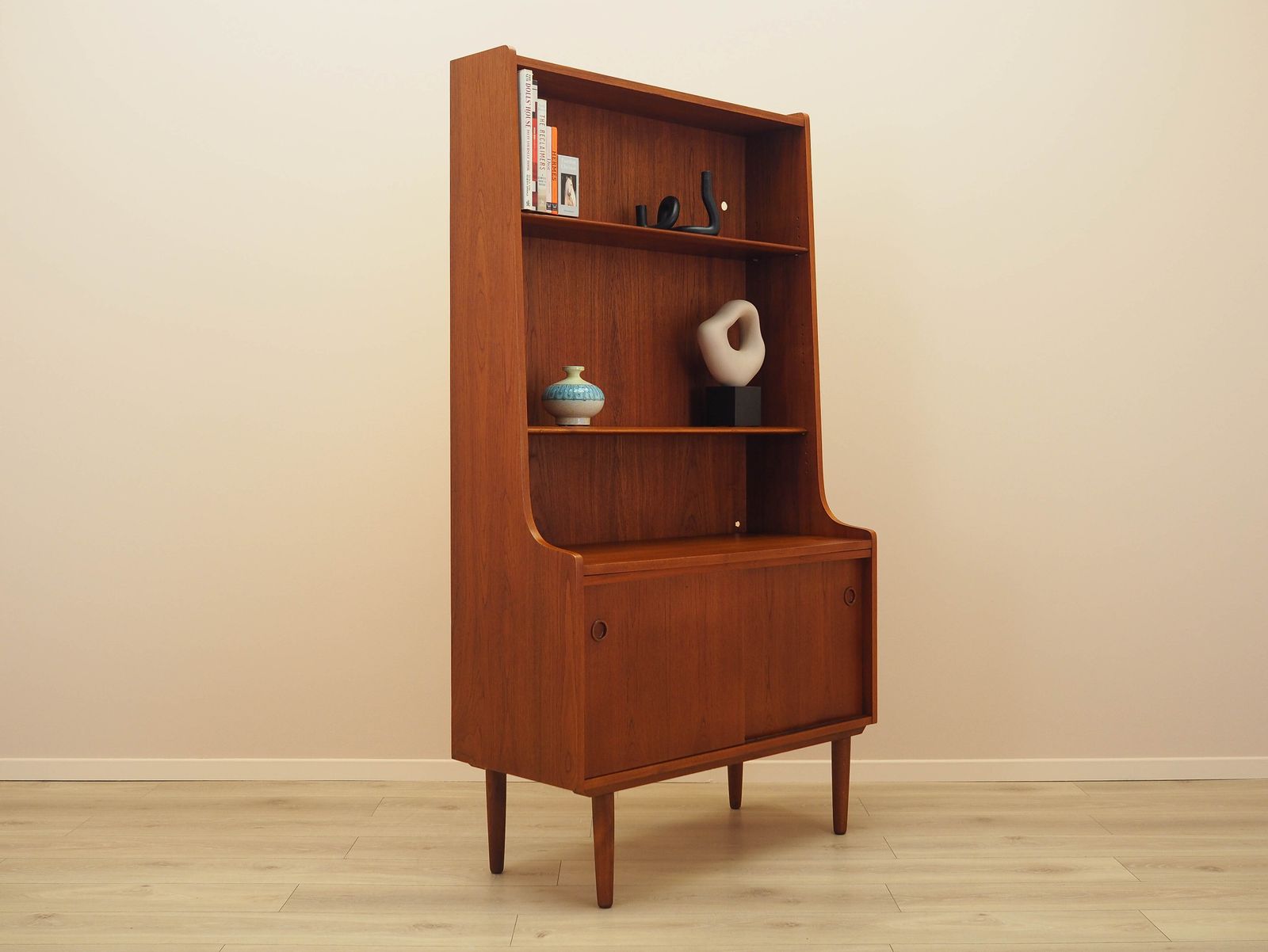 Teak Bookcase, Danish Design, 1970s, Designer: Johannes Sorth photo vinterior