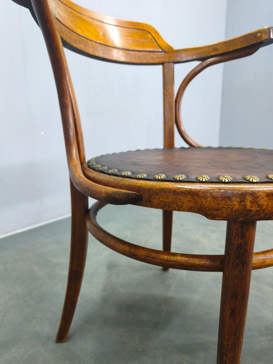 Furniture Jacob & Josef Kohn Secession Armchair, Vienna, 1930s photo