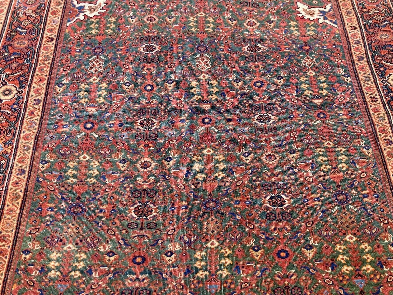 Antique Mahal Rug 2.08m X 1.32m photo buy