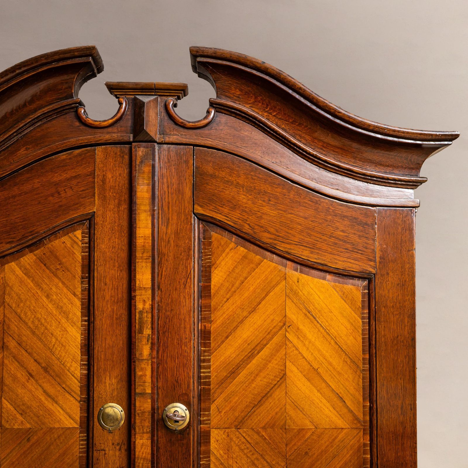 Baroque Slant Front Secretary Desk, Mid 18th Century photo 3400.0