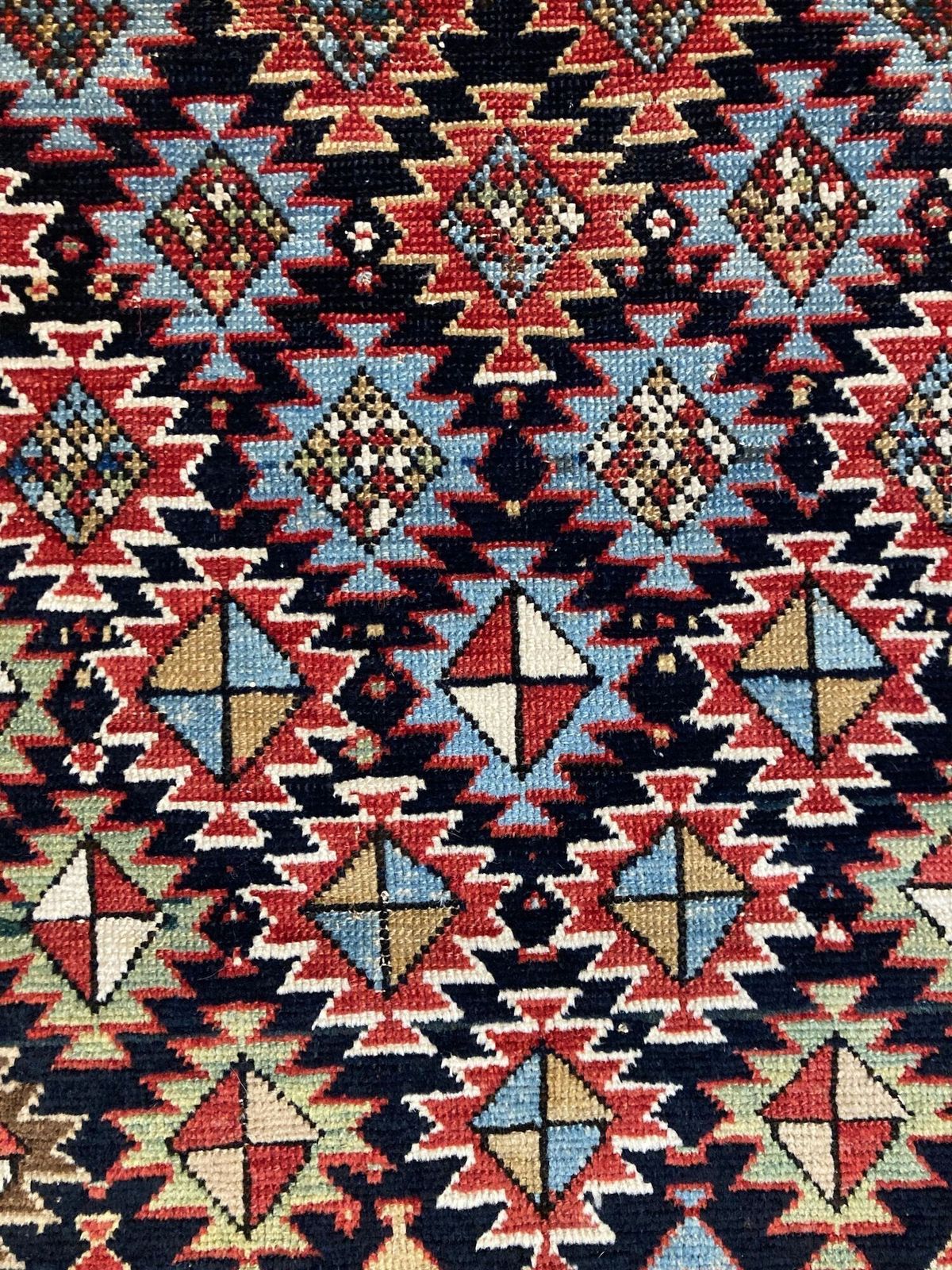 1900.0 Antique Caucasian Prayer Rug 1.51m X 1.03m photo