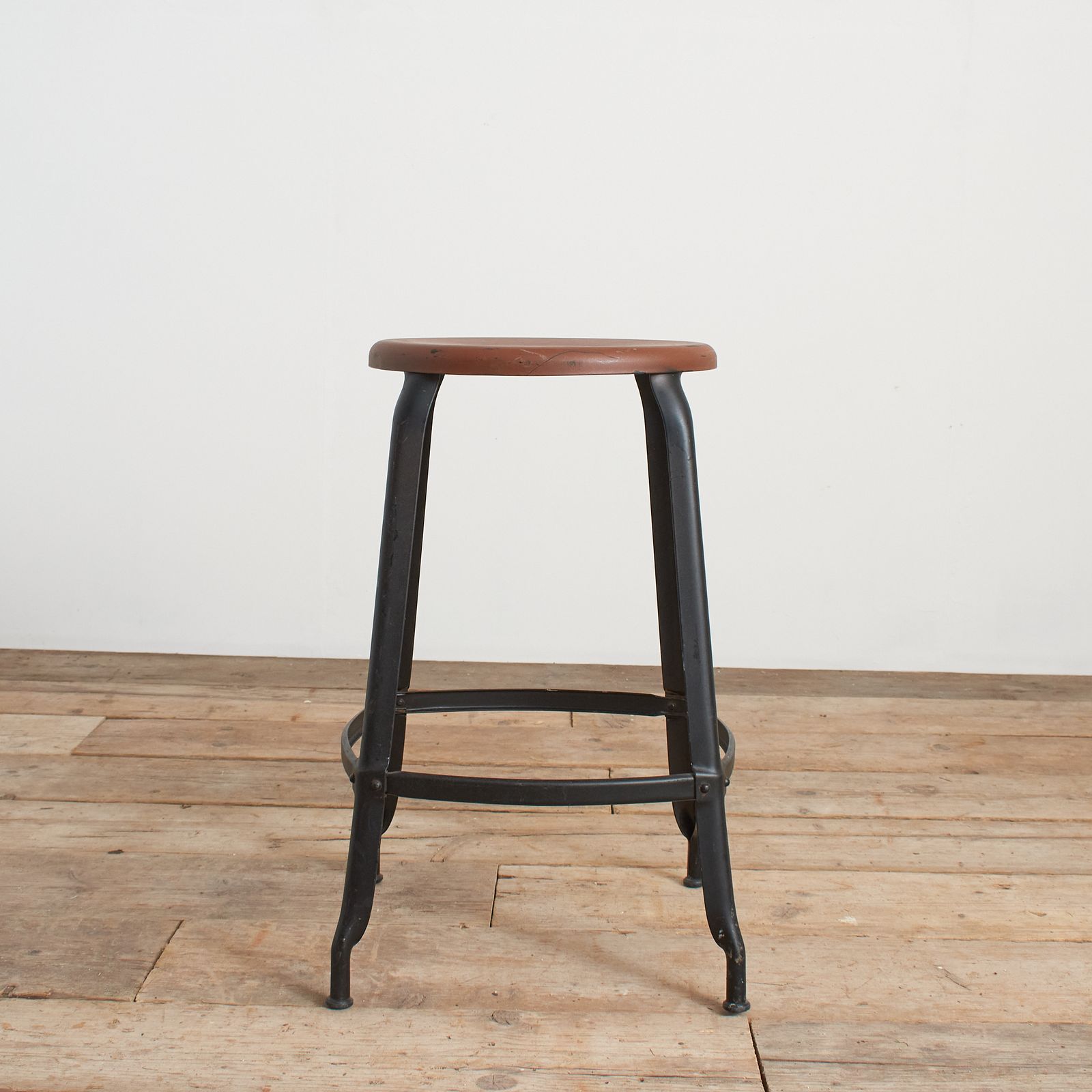 Vintage Industrial ‘Nicolle’ Style French Stool photo furniture
