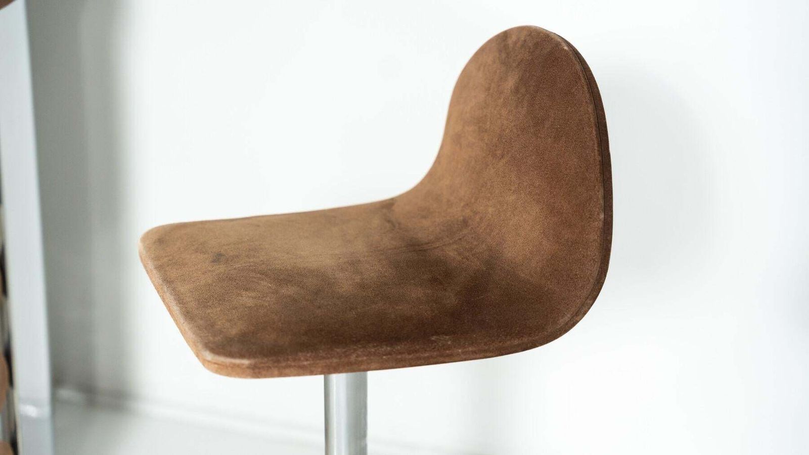 photo vinterior Mid Century Modern Suede Bar By Willy Rizzo, Italy, 1970s