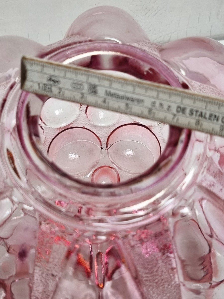Large Rose Bubble Lamp Shade By Helena Tynell And Heinrich Gantenbrink For Limburg, 1960s photo vintage
