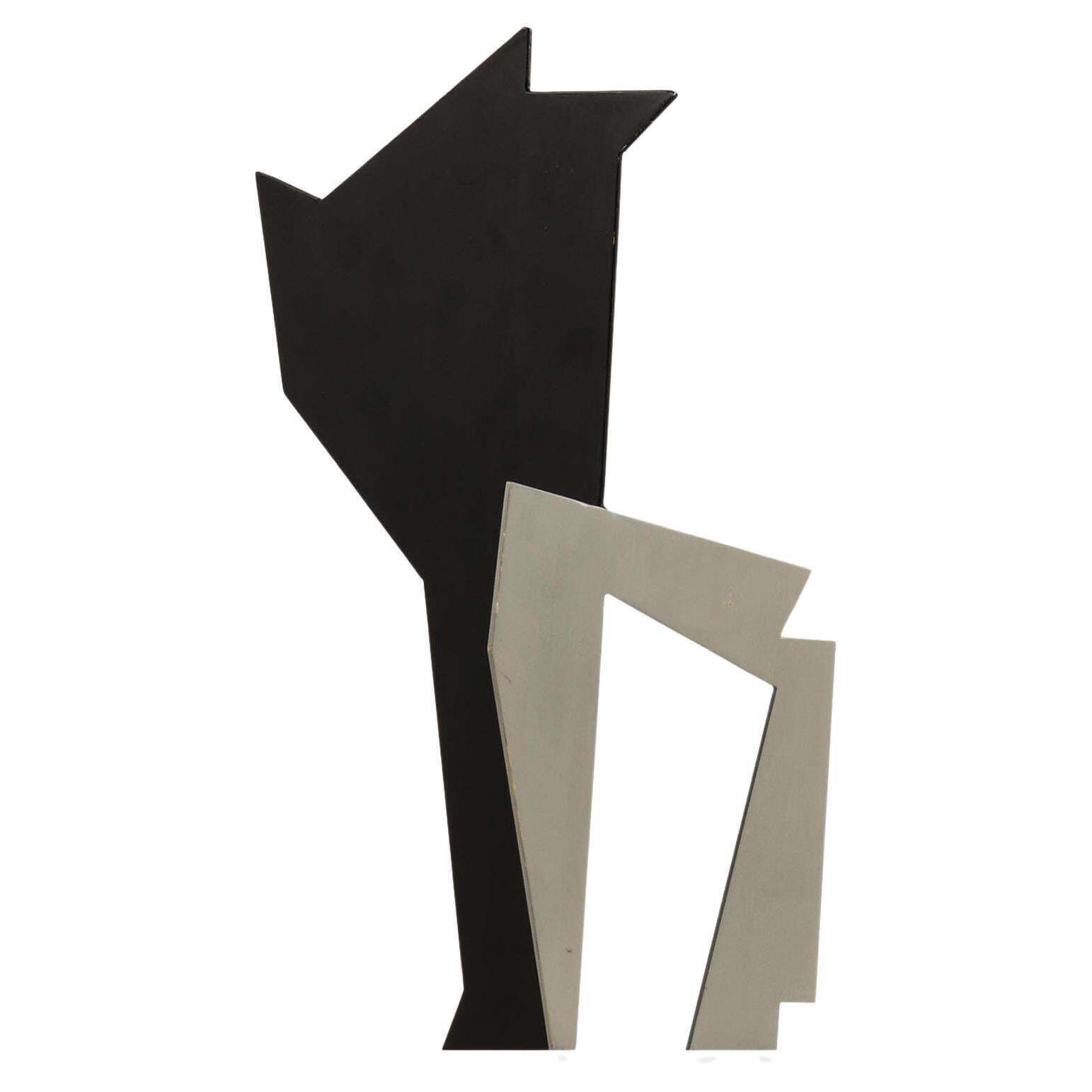 Sculpture In Lacquer And Metal By Lars Erik Falk, 1954