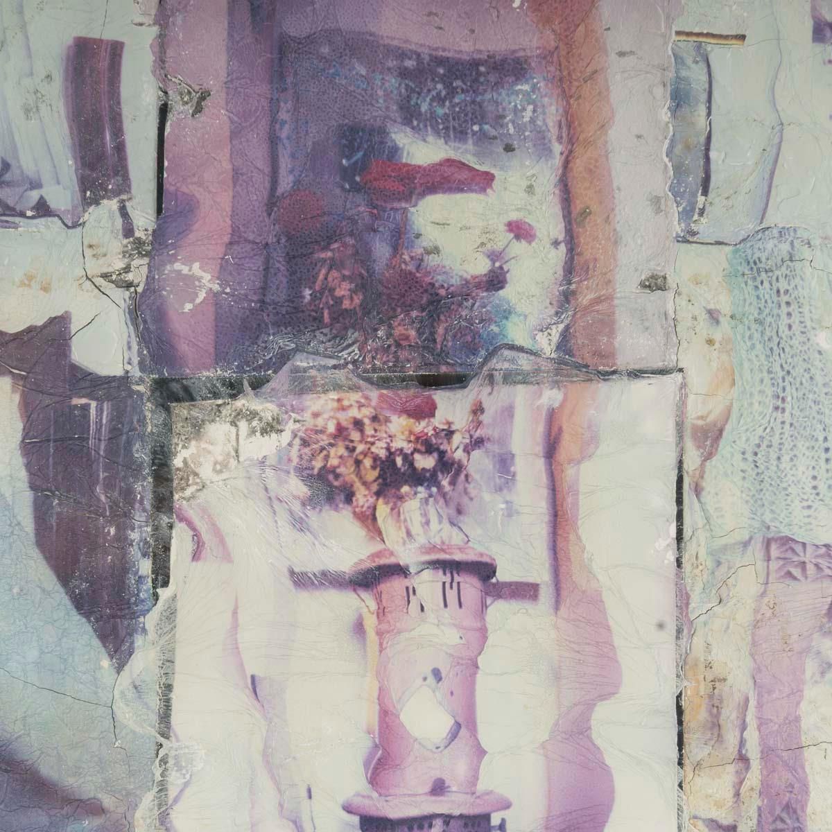 Contemporary Work, Under Glass, Painting And Collage, Xxth Century. photo Art