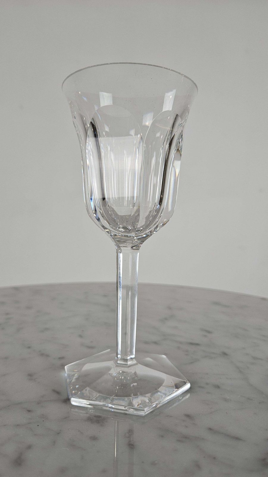 photo for sale Baccarat Harcourt 1841 Champagne Flutes Set Of Six, Crystal, France