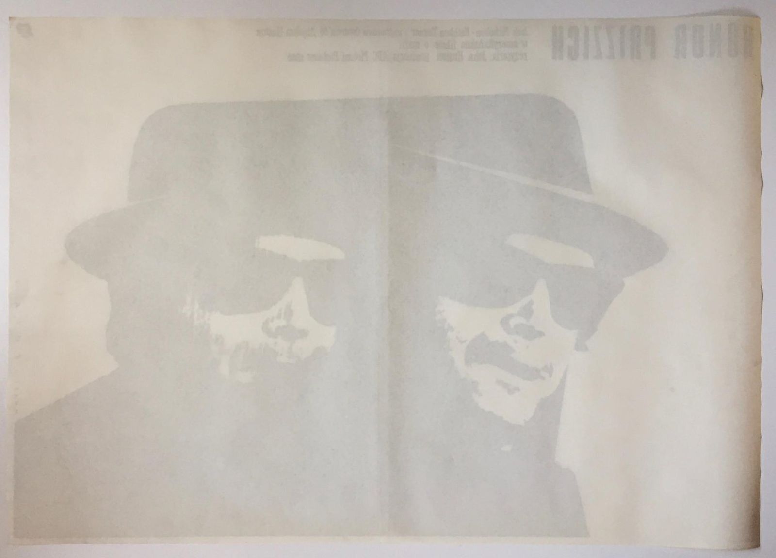 Polish Prizzi's Honor Movie Poster By Mieczysław Wasilewski, 1986 photo furniture