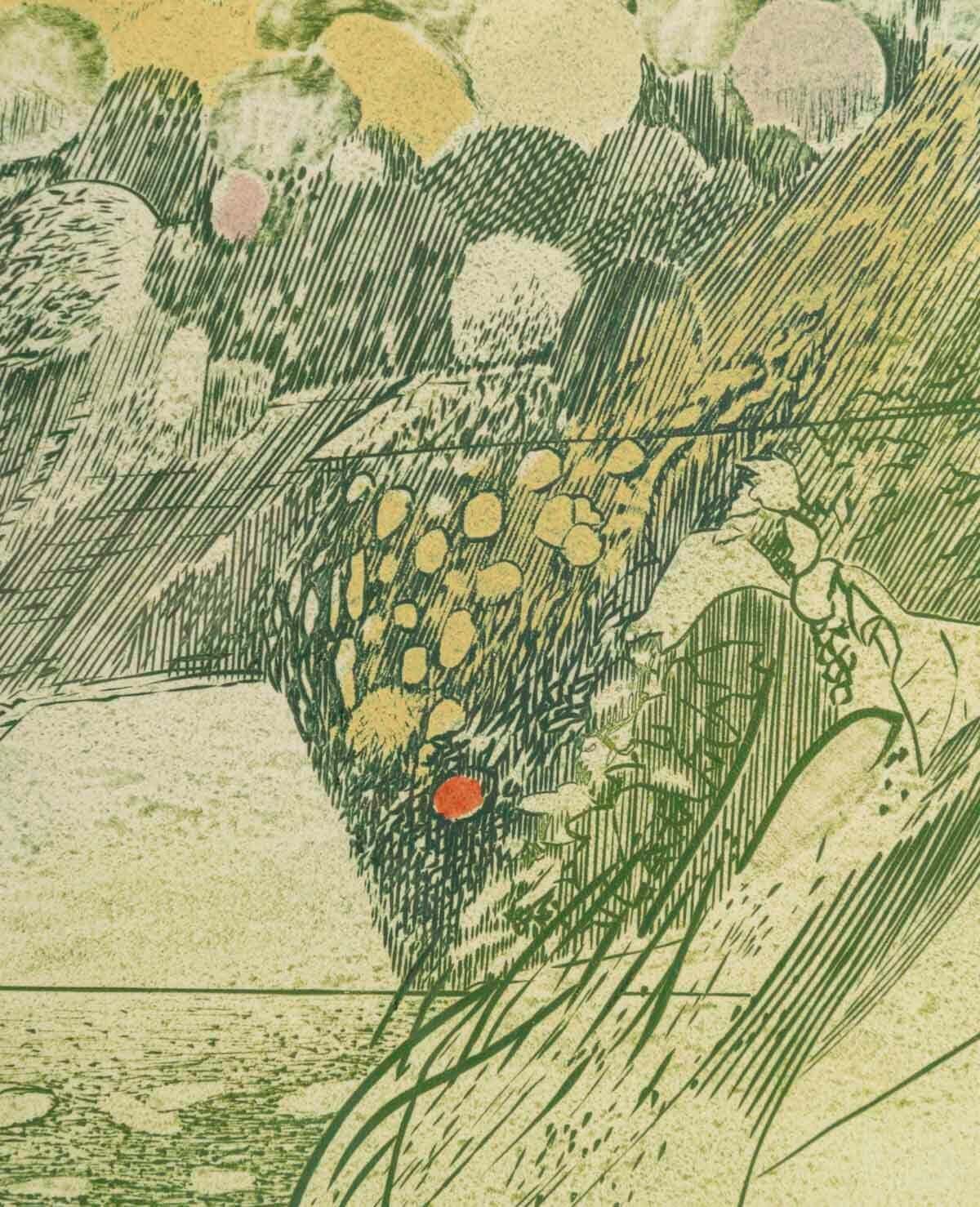 Lithograph By Kemal, 1986, On The Month Of May. photo 1435.0