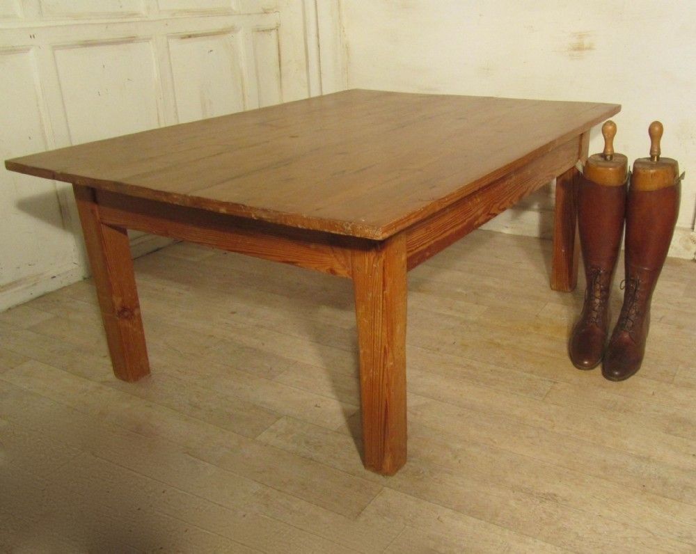 Pine Farmhouse Coffee Table photo for sale