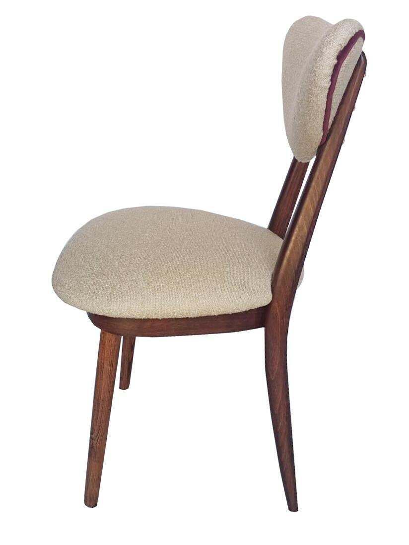 Heart Chair By Helena & Jerzy Kurmanowicz In Beech Wood And Boucle photo furniture