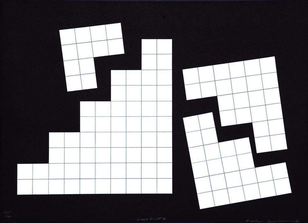 Nicola Carrinosituation B   Screenprint By Nicola Carrino   1970s1970s