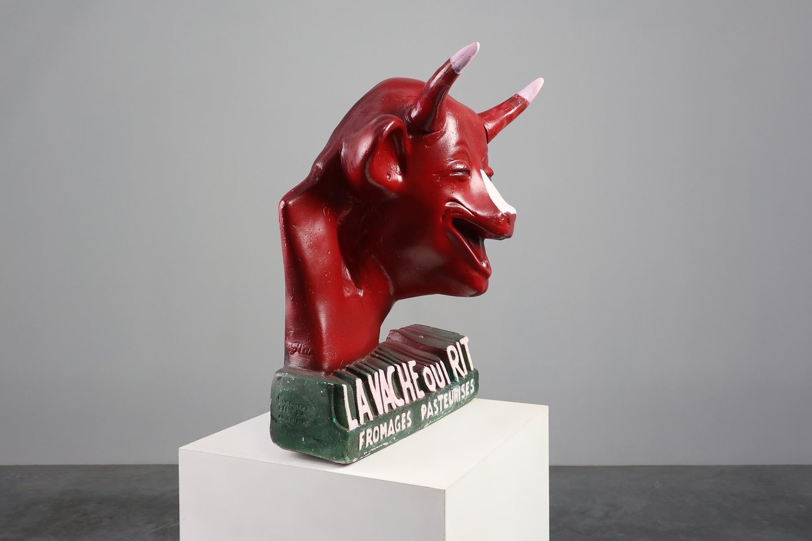 photo furniture Art Deco The Laughing Cow Advertising Sculpture From Novita, France, 1920s