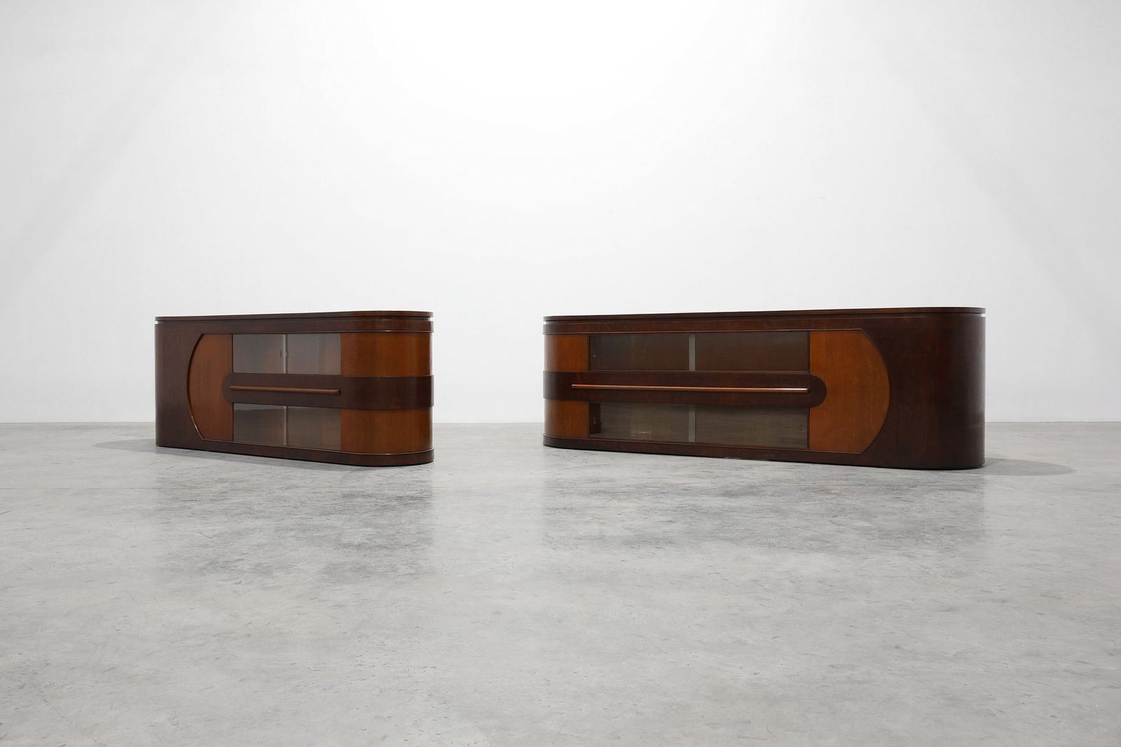Large Art Deco Counters Attributed To De Coene, Belgium, 1920s, Set Of 2 photo Furniture