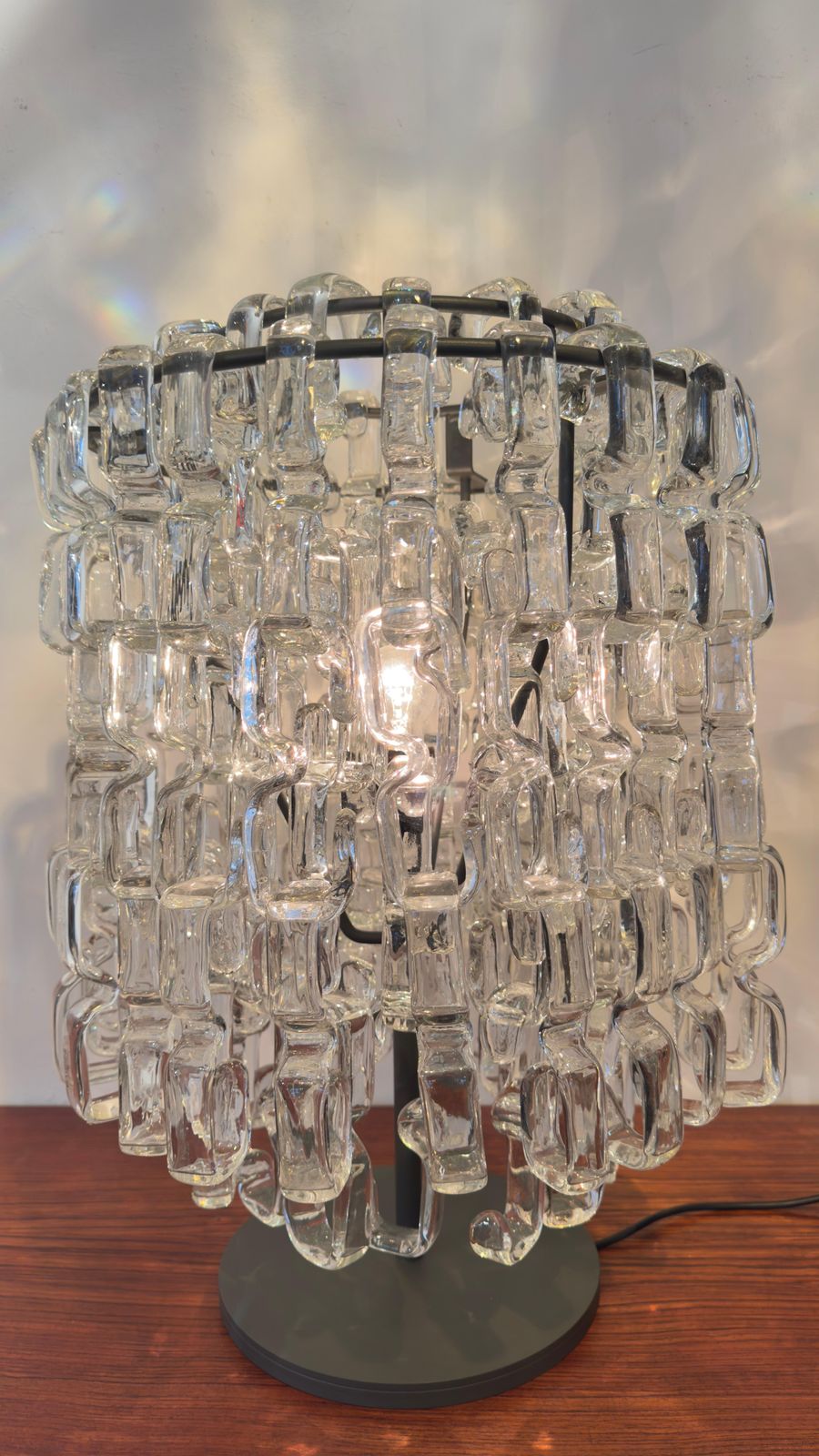 Seventies Interlocking Art Glass Work By Barbini, Italy photo vinterior