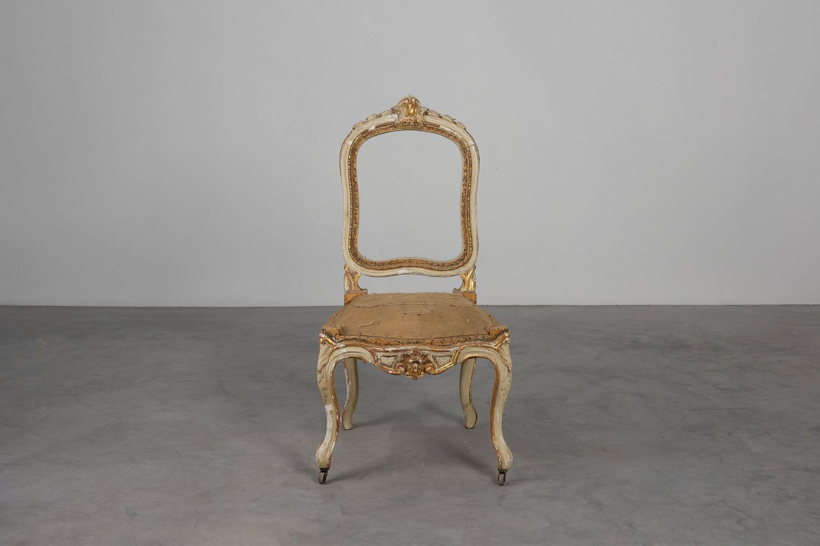 Antique Louis XV Chair In Carved Wood, 1800s photo furniture