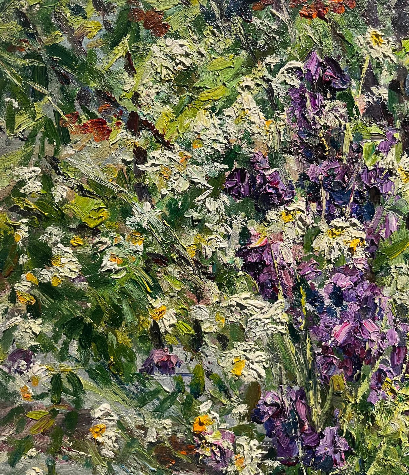 Georgij Moroz"Bouquet D'autunno" Olio Su Tela Cm. 55 X 62  Fiori2002 photo Art