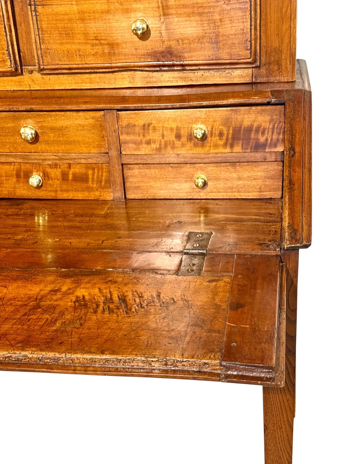French Louis XVI Period Walnut Secretaire Desk, Circa 1780 photo for sale