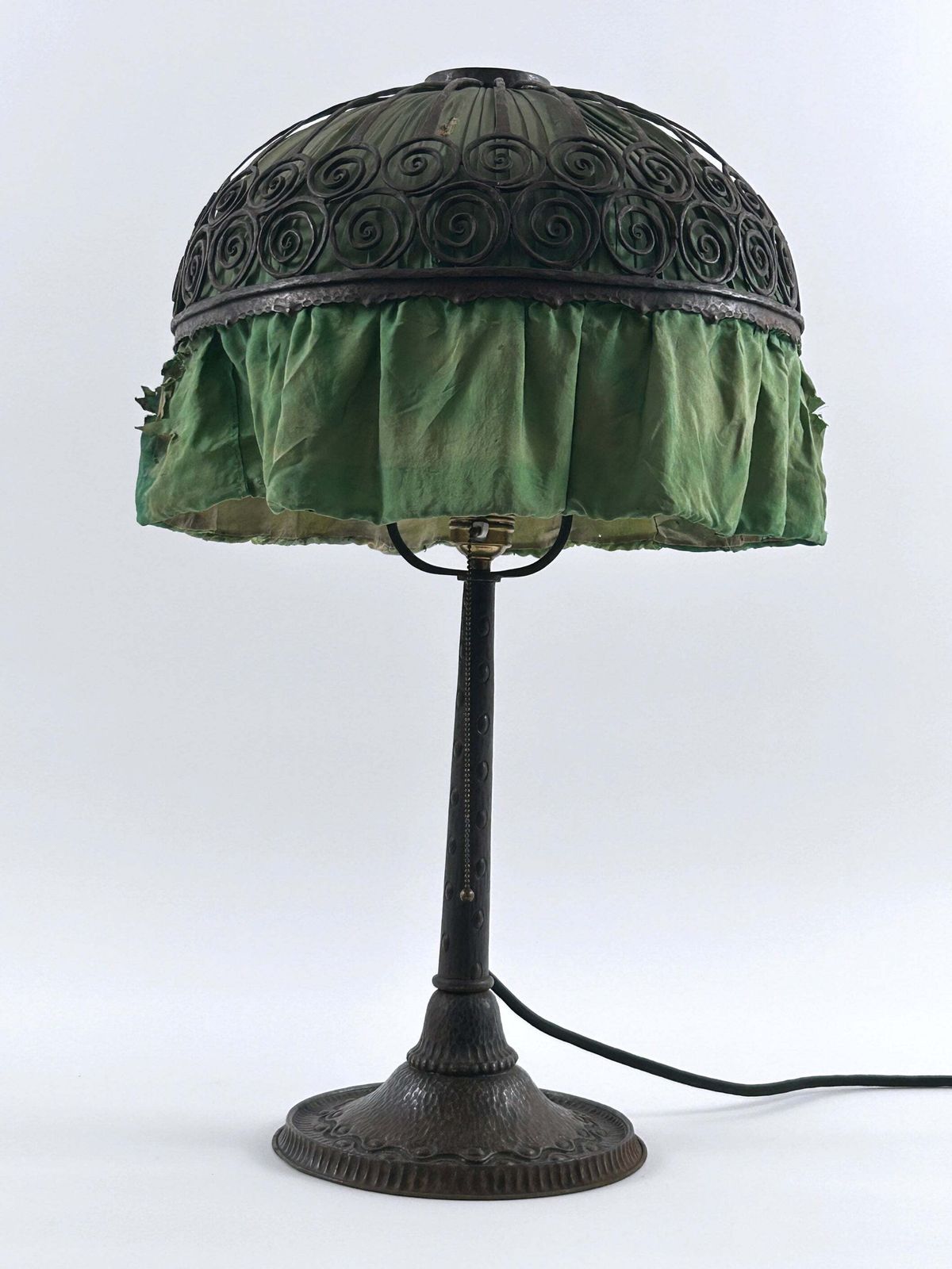 Monumental Art Nouveau Table Lamp Probably By Reinhold Kirsch Germany 1900s photo for sale