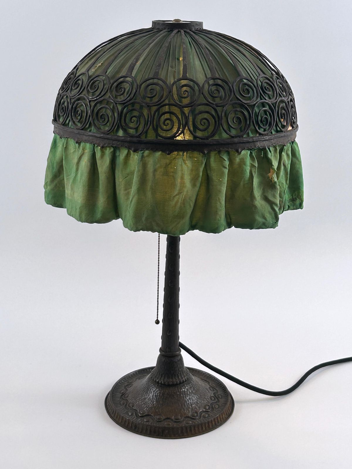 Monumental Art Nouveau Table Lamp Probably By Reinhold Kirsch Germany 1900s photo buy