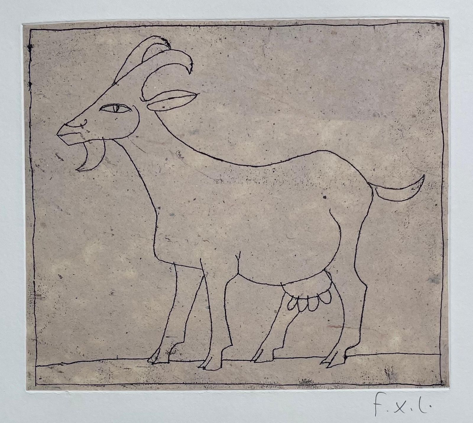 François Xavier Lalannefrançois Xavier Lalanne   The Goat, 2004 Original Print1970 photo for sale