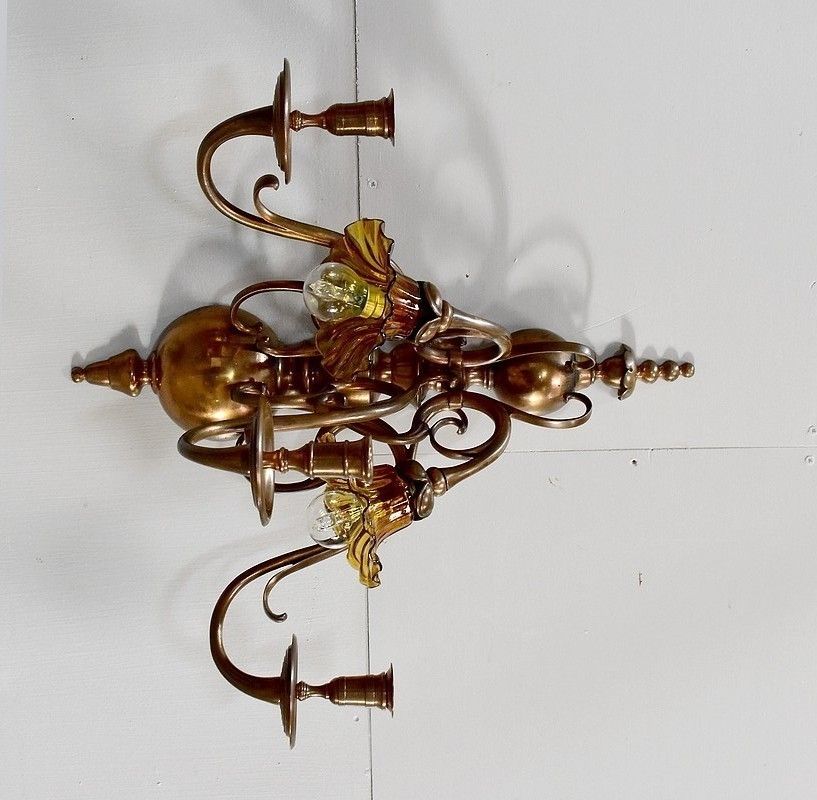 Pair Of Dutch Copper Wall Sconces photo furniture