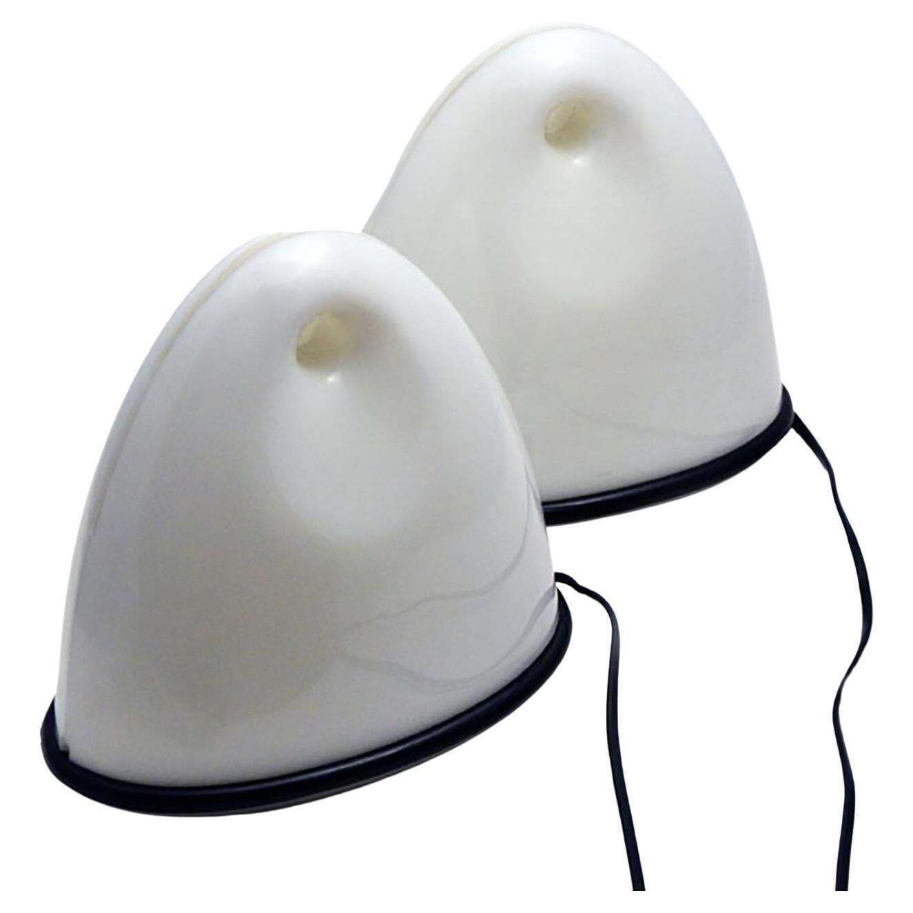 Pair Of Lamps Lalea By Bruno Gecchelin Pair Of Lamps For Iguzzini