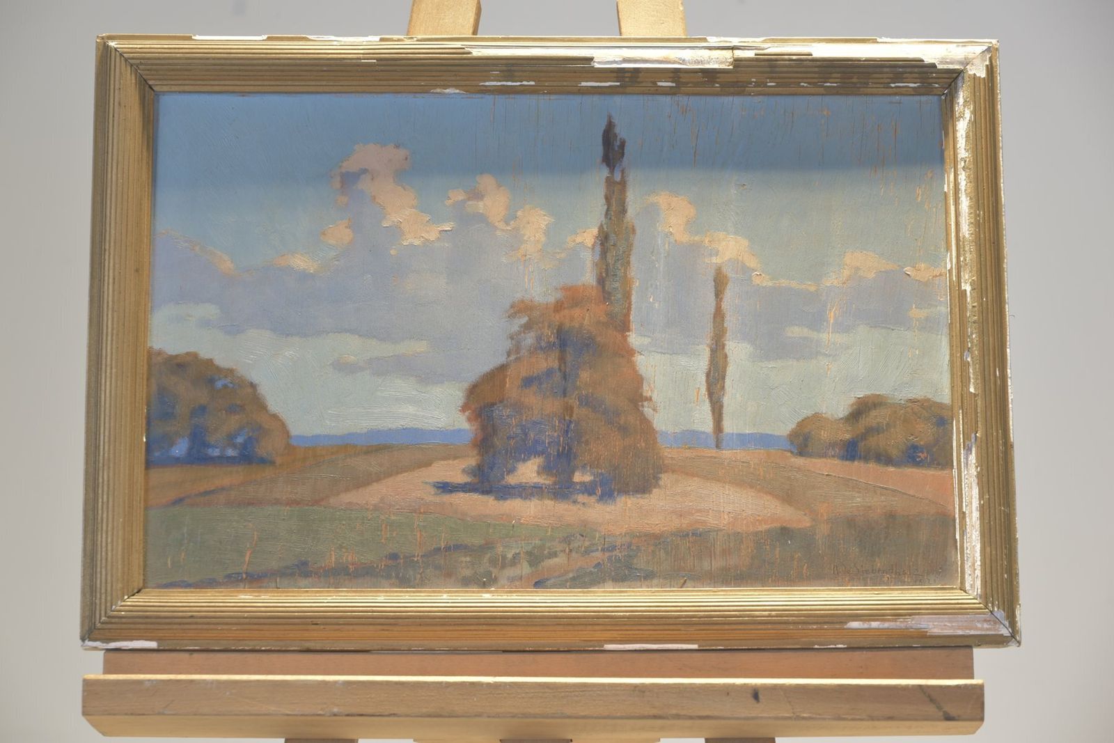 Oil Painting, Adolph De Siebenthal, Switzerland, 1921 photo Art