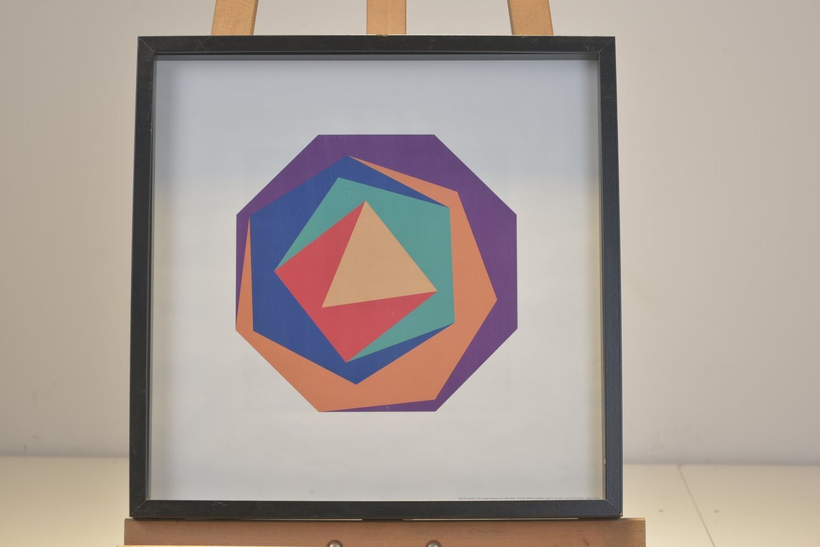 Max Bill Variation No. 12 From 1935–38, Framed Behind Glass