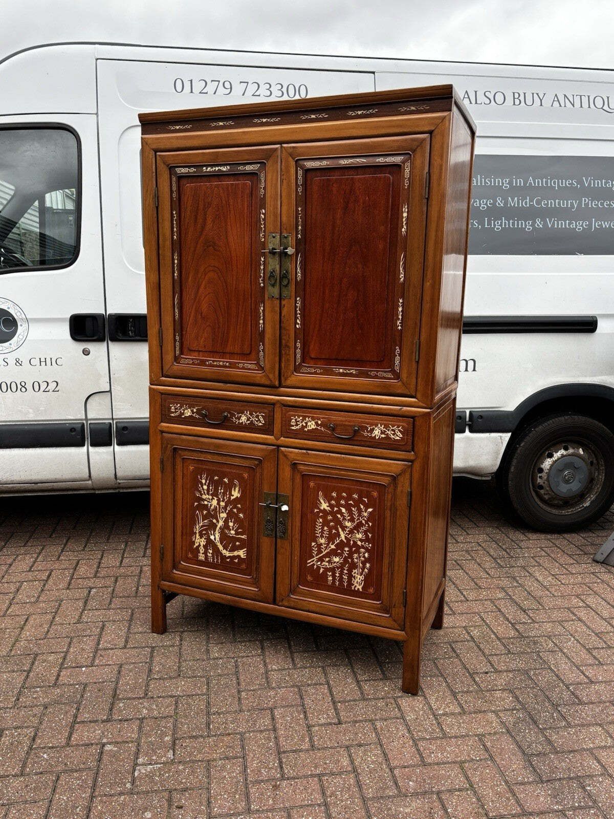 Chinese Cupboard, Loads Of Storage, Superb Cocktail Cabinet. photo for sale