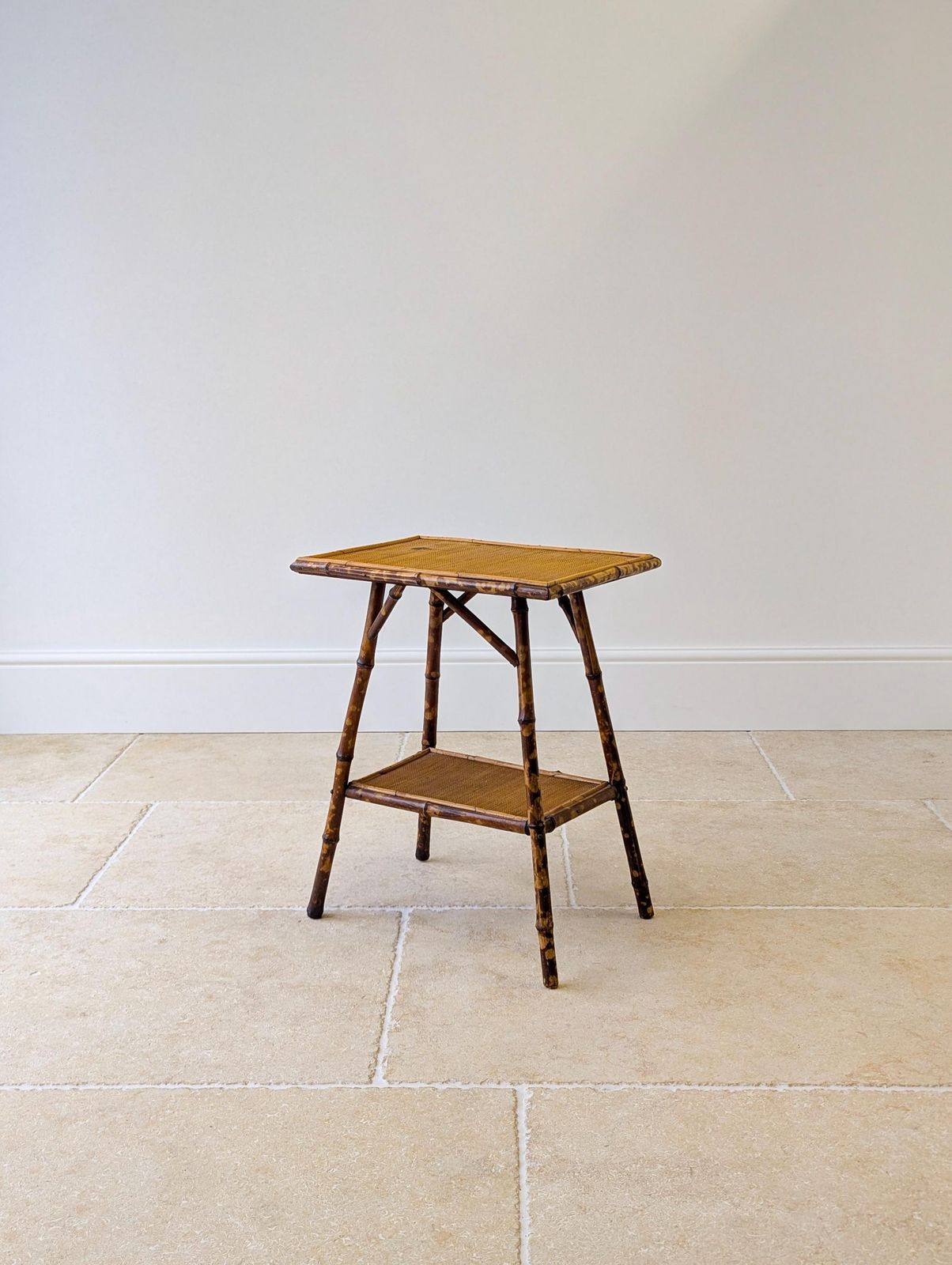 Antique Victorian Bamboo Occasional Table C.1890 photo Furniture