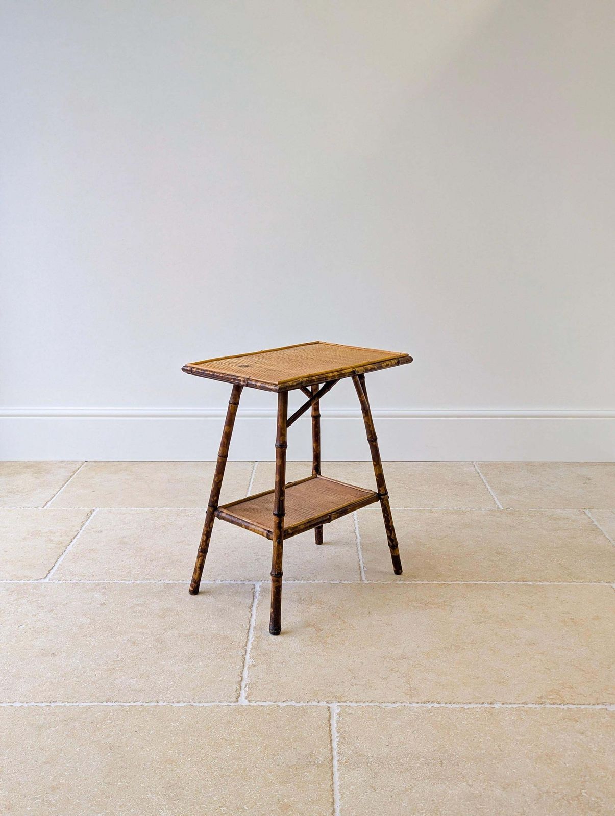 photo for sale Antique Victorian Bamboo Occasional Table C.1890