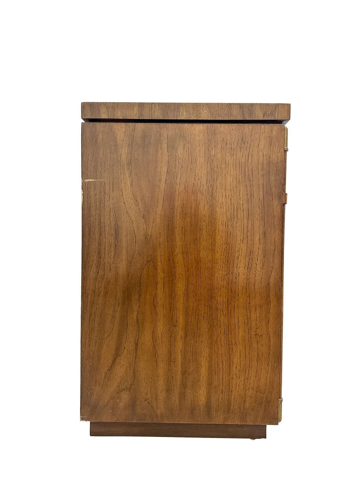 Vintage Drexel Heritage Sideboard Buffet Table   Mid Century Modern 1970’s Campaign Style Cabinet W/ Brass Inlaid Handles photo vintage