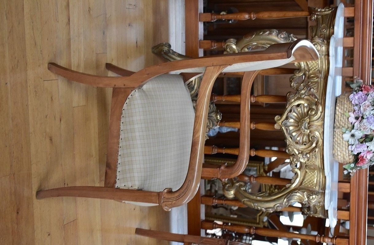 Empire Armchair Cherry,19th photo furniture