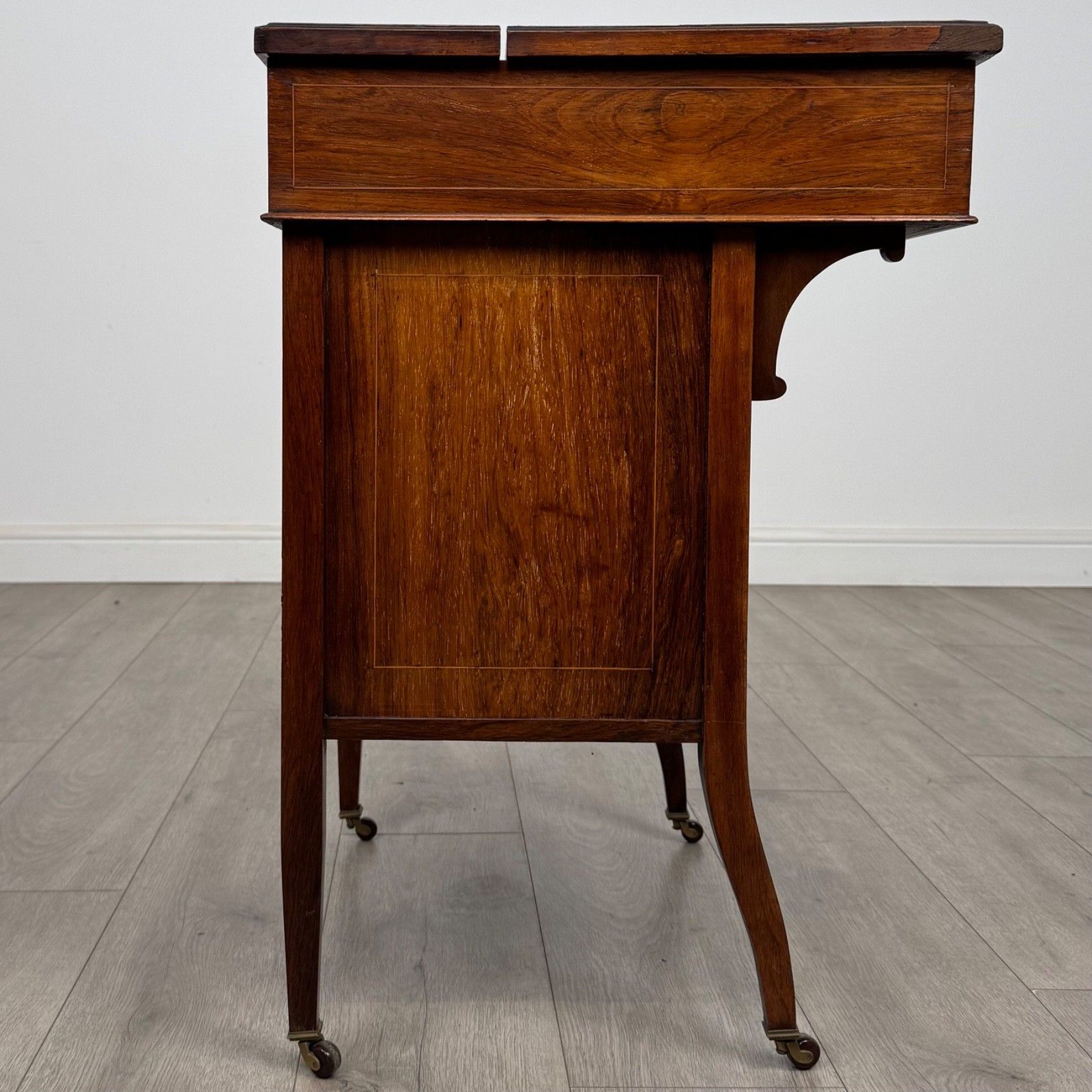 Antique 19th Century Unique Davenport Desk In Rosewood photo vintage