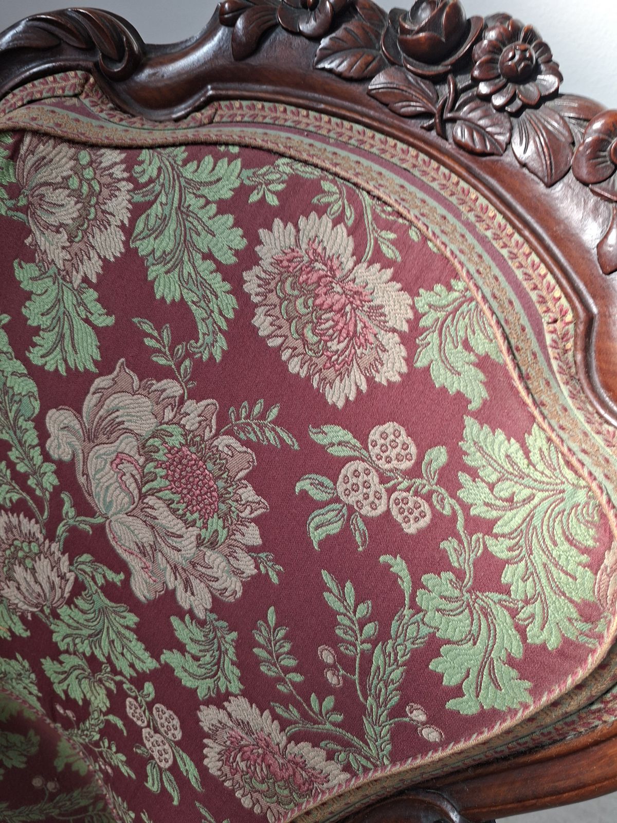 Coppia Di Poltrone D'epoca   Stile Luigi XV (Anni '60) In Pregiato Ciliegio photo furniture
