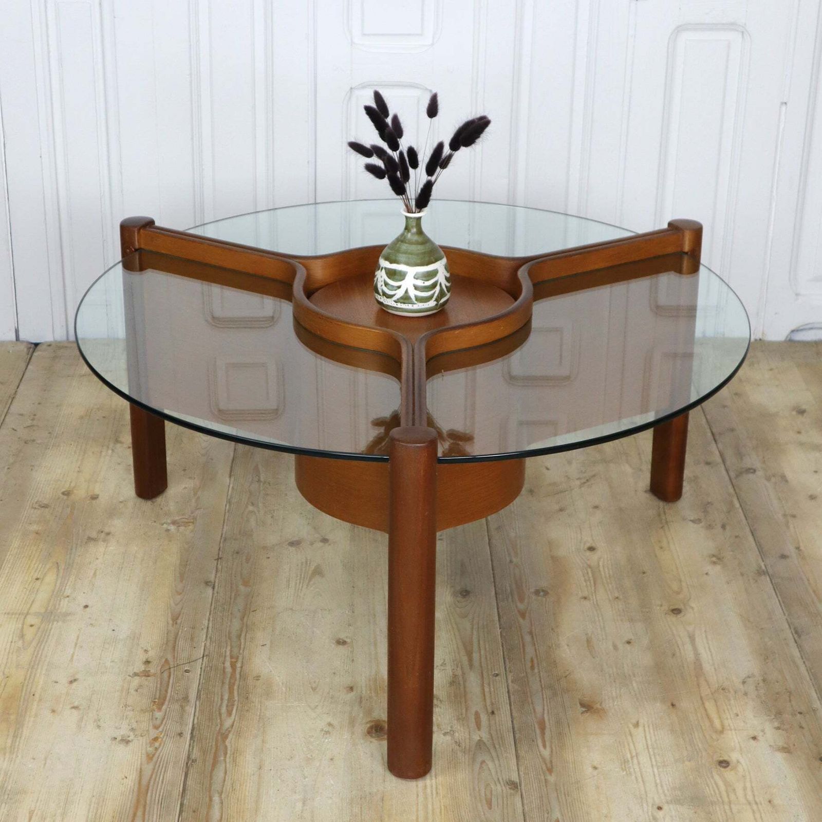 photo furniture Rare Mid Century Teak Nathan Thermoformed Coffee Table 2002f