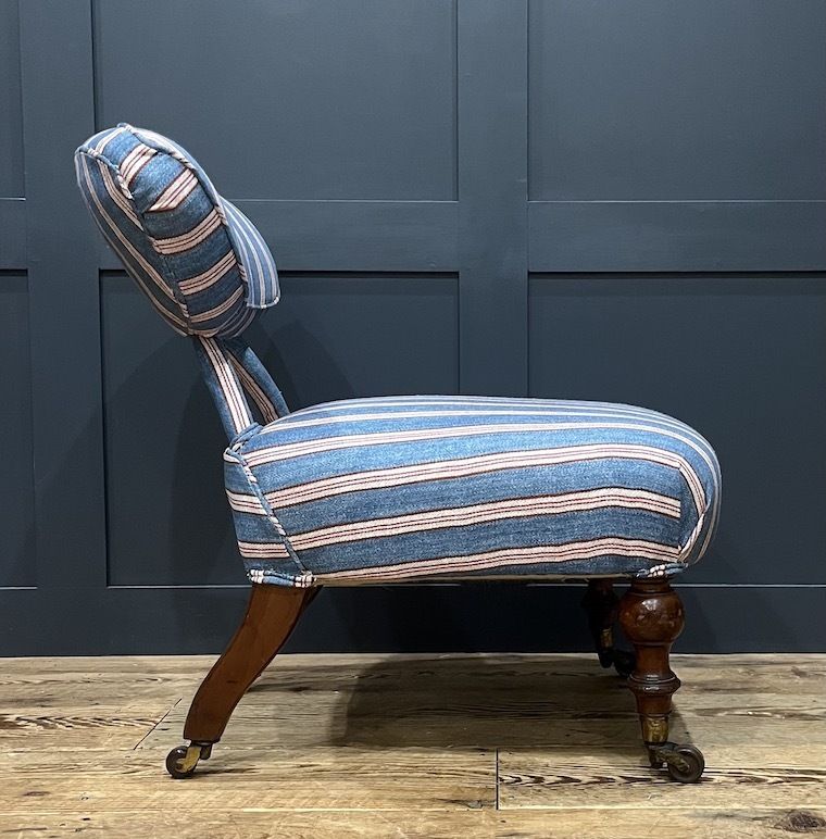 An English Victorian Ironback Bedroom Chair photo 775.0