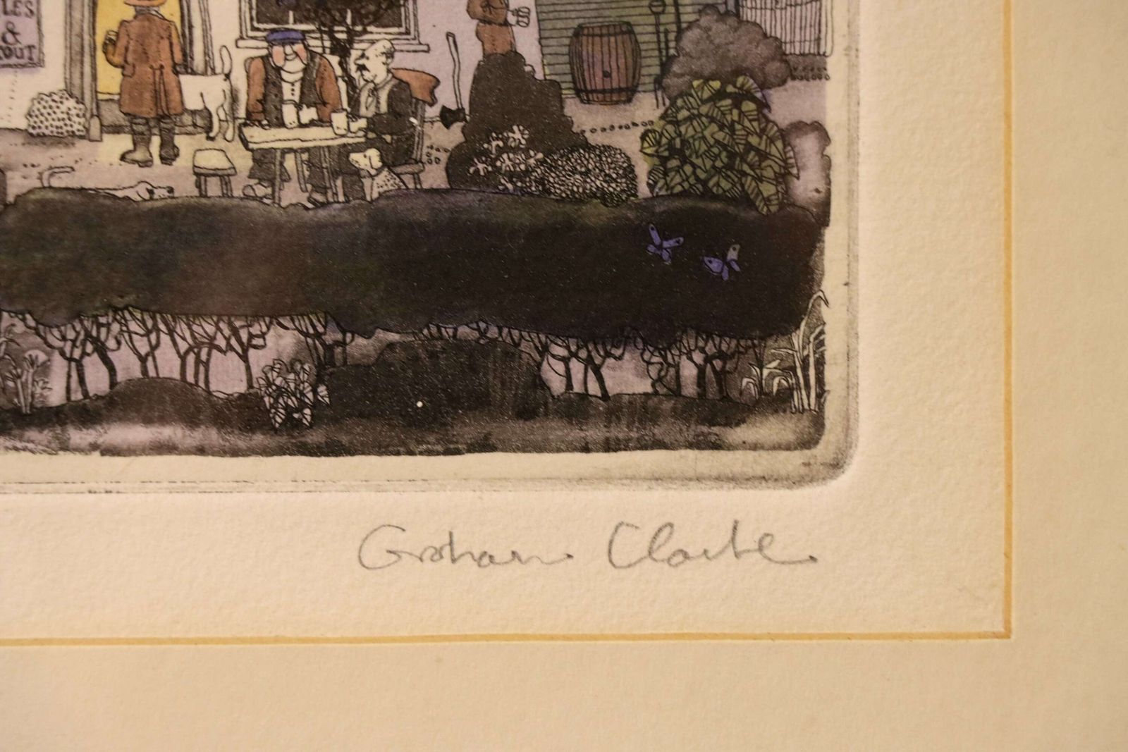 Pair Of British Artist’s Proof Etchings By Graham Clarke photo 564.0