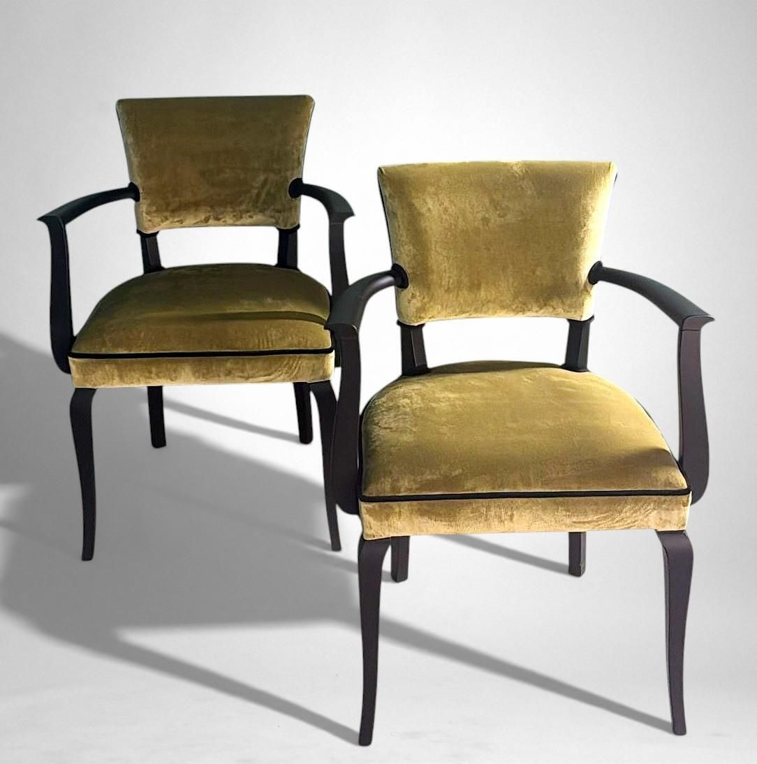 Art Decò Pair Of French “Bridge” Chairs photo 2191.0