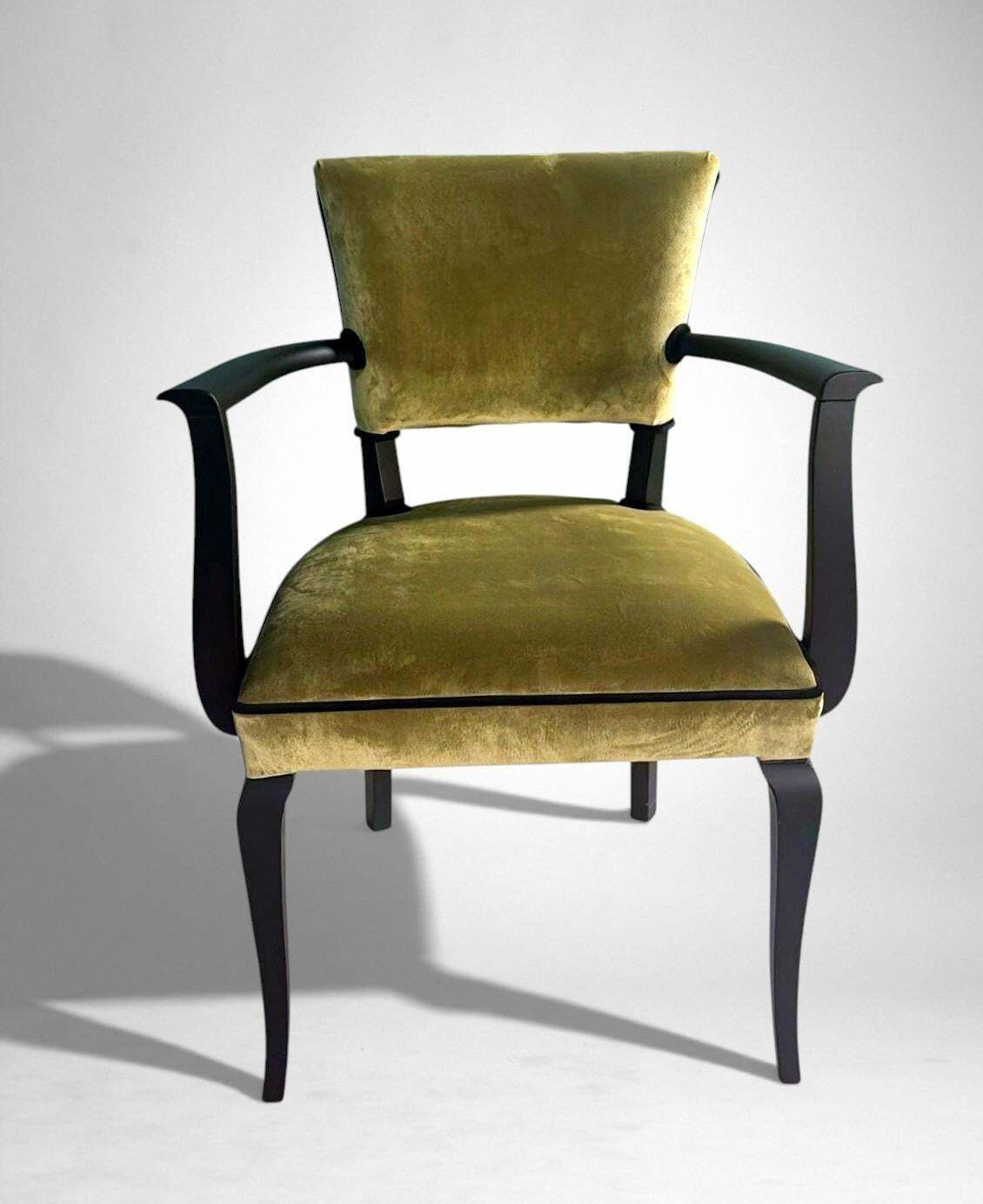photo for sale Art Decò Pair Of French “Bridge” Chairs